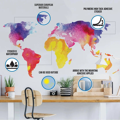 Personalized Office Emblem Decal - Custom Vinyl Logo Door Sticker