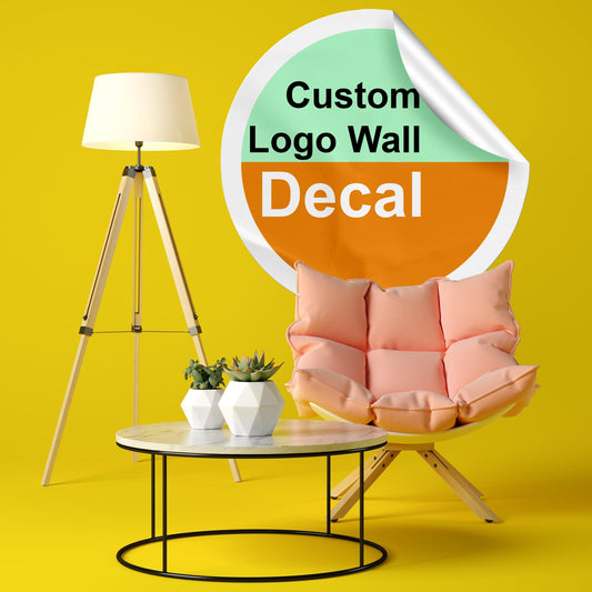 Customizable Vinyl Wall Decal: Design Your Personalized Logo Sticker